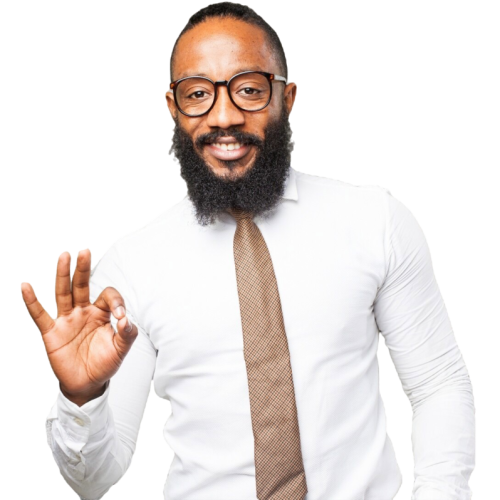 man-with-necktie-saying-ok-with-his-hand